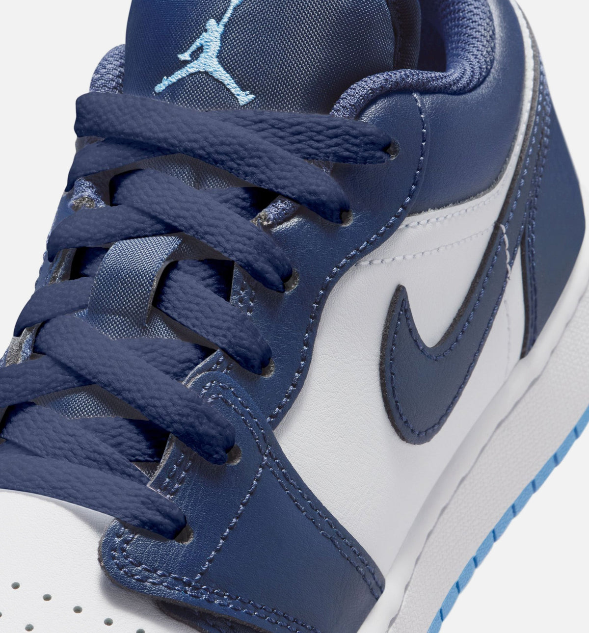 Air Jordan 1 Low Grade School | Big Kids' Lifestyle Shoe | Dark Navy/University Blue/White