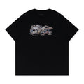 Black Pegasus Script Logo Tee