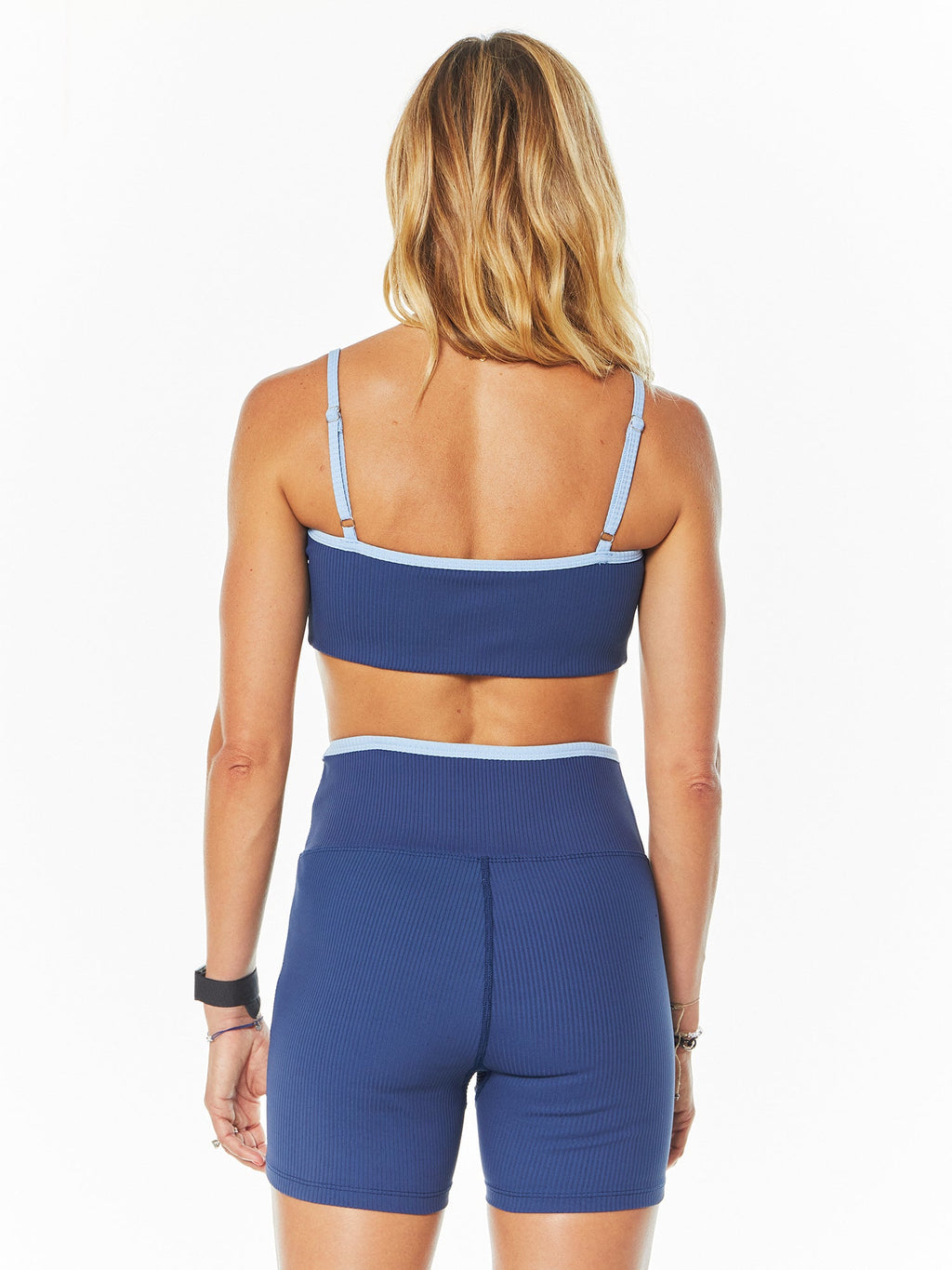 RIBBED TWO TONE BRALETTE