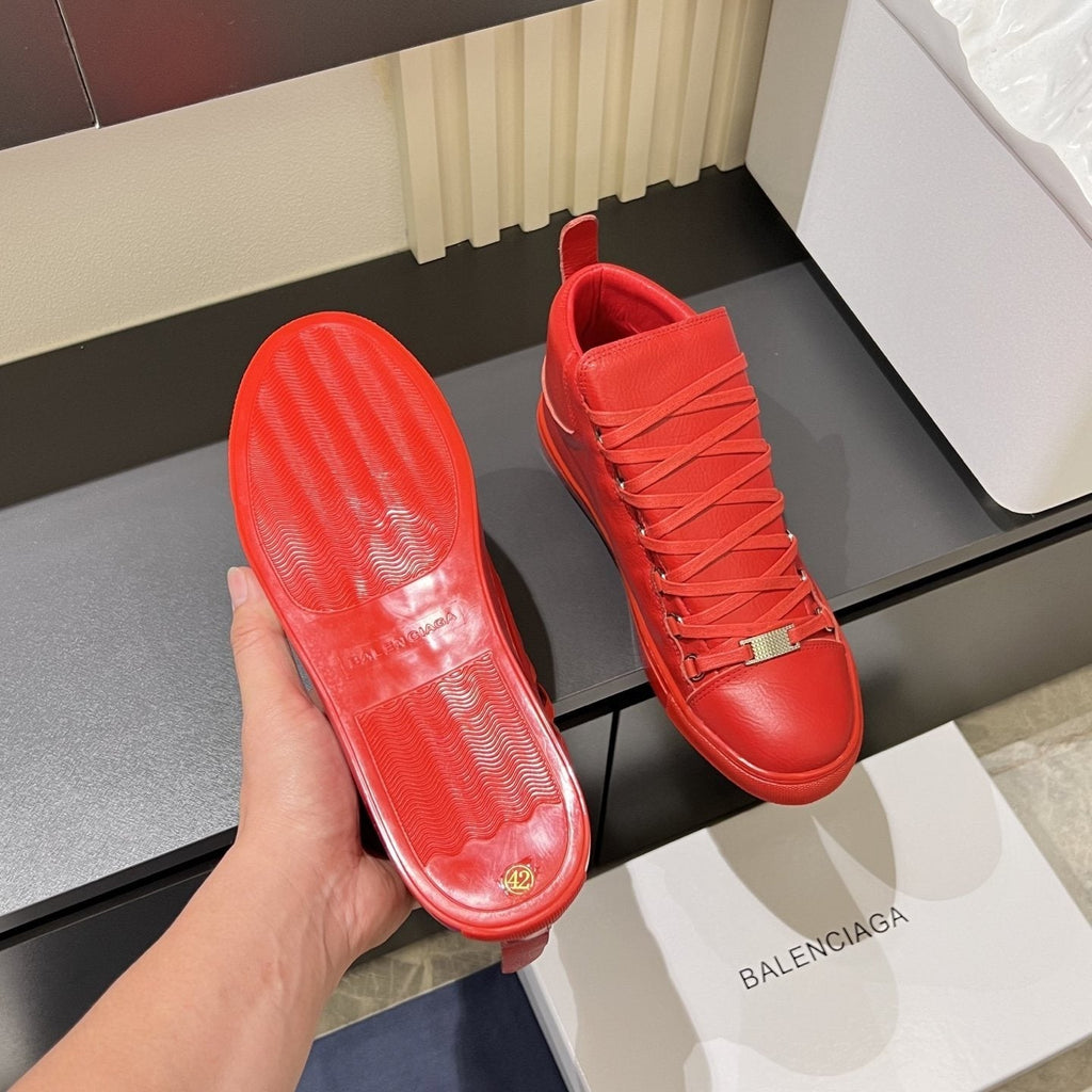 Balenciaga High-Top Lace-Up Sneakers